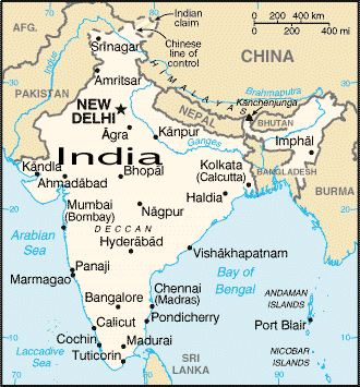 Mapa de India